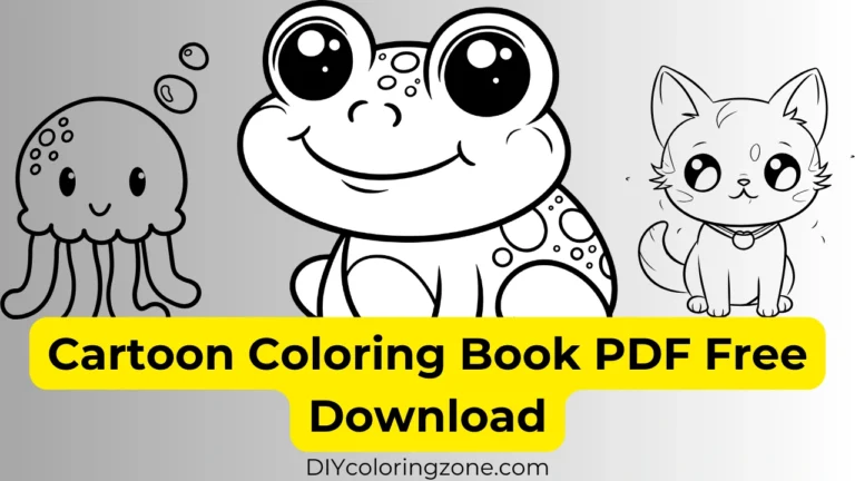 cartoon coloring book pdf free download