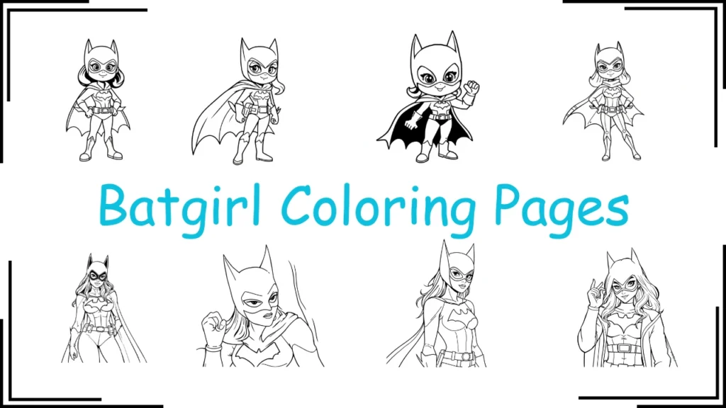 Batgirl Coloring Pages