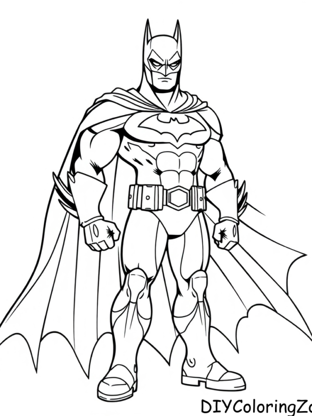 Batman Coloring Page